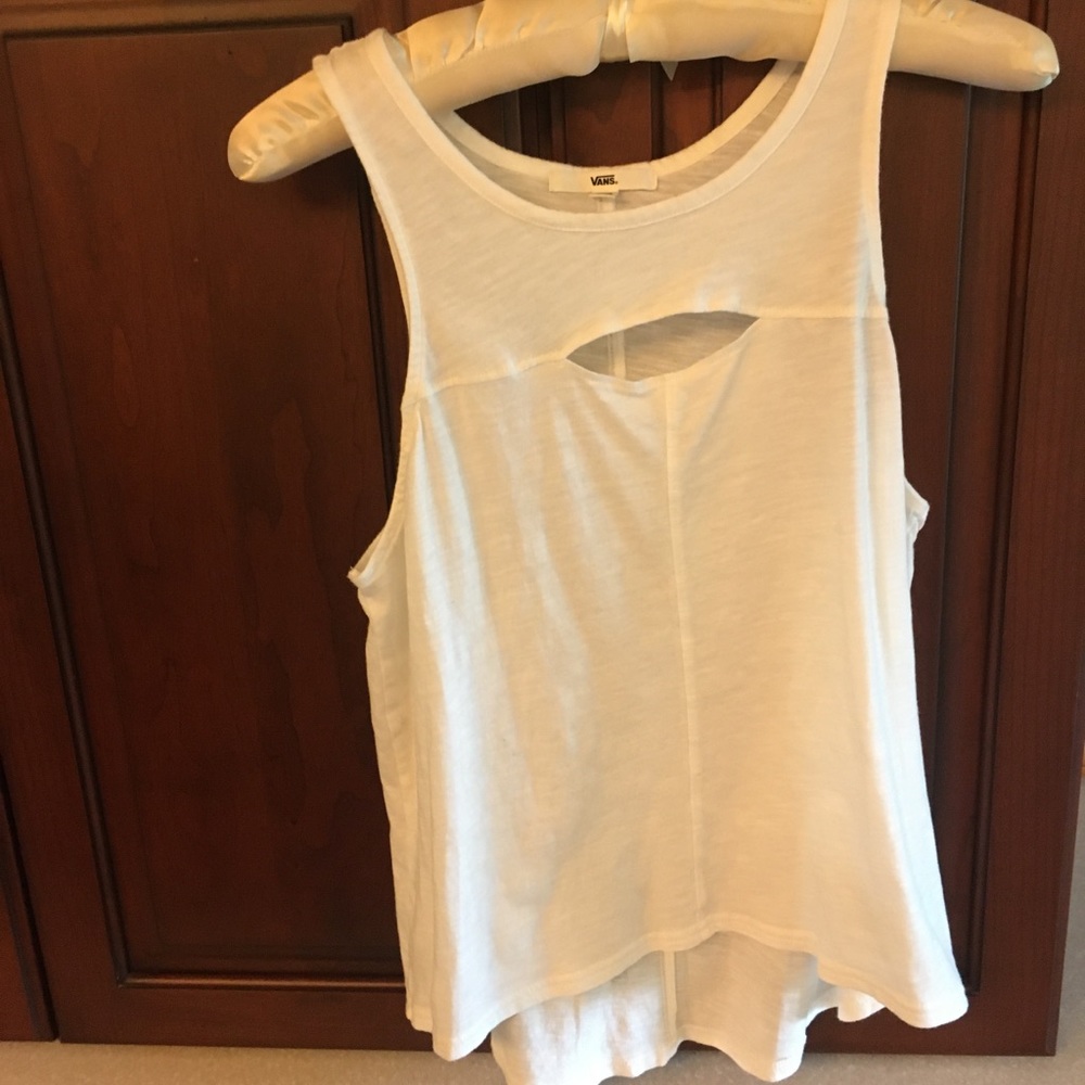 White Vans Peephole Tank